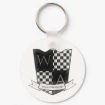 Wrong Again! Crest Keychain by WrongAgain Wrong Again! Crest Keychain