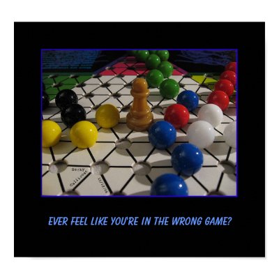 Wrong Game Poster Print by BeckCalli