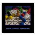 Wrong Game Print by BeckCalli Wrong Game Print