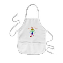 Wrong Planet Alien Apron