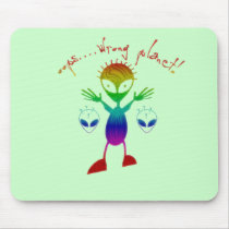 Wrong Planet Alien Mousepad
