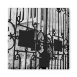Wrought iron gate magnets