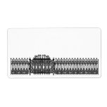 Wrought Iron Personalized Shipping Labels