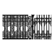 Wrought Iron Photo Greeting Card