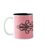 Wrought Iron Pink mugs