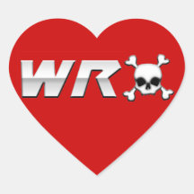 WRX with Scull Heart Stickers