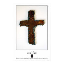 WTC Steel Cross Print posters