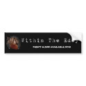 WTE Logo Sticker bumper stickers by WithinTheEddy WTE Logo Sticker bumper stickers