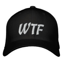 WTF 1337 Baseball hat embroidered hats