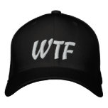 WTF 1337 Baseball hat Embroidered Baseball Cap