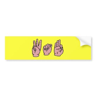 WTF Bumper Sticker bumpersticker