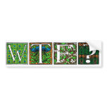 WTF? BUMPER STICKER