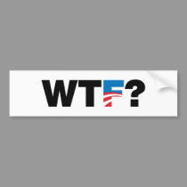 WTF? bumper stickers