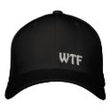WTF Embroidered Baseball Hat Flexfit Wool Cap embroidered hats