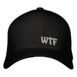 WTF Embroidered Baseball Hat Flexfit Wool Cap Baseball Cap
