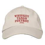 WTF? (over) Embroidered Baseball Cap