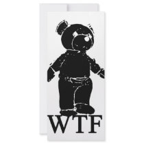 WTF Spoof T Shirt Rack Card Template