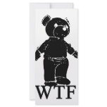 WTF Spoof T Shirt Rack Card Template