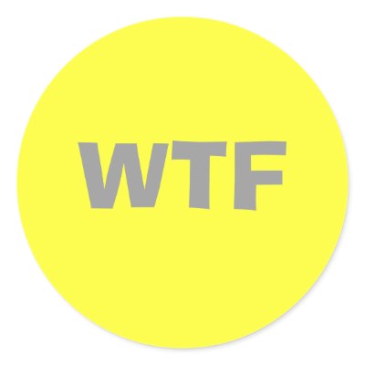 WTF Sticker by bpwaters