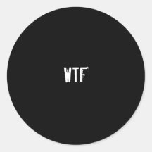 WTF? STICKER