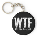 WTF: Win The Face-off keychains