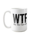 WTF: Win The Face-off mugs