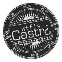 wtf''s Castro logo stickers