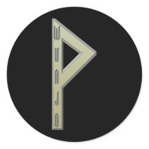 Wunjo Rune gold Stickers
