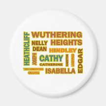 Wuthering Heights Characters Magnets