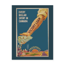 WW1 Canadian Poster - Prosperity Arm postcards by cowboyannie WW1 Canadian Poster - Prosperity Arm postcards