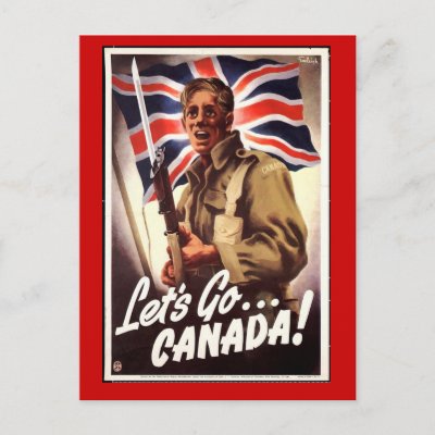 WW1 Collectors Card 1914 CANADA PROPAGANDA Postcard by FotoShop