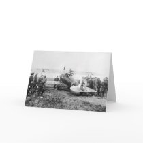 WW1 German Fighter Plane, 1910s Greeting Card