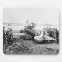 WW1 German Fighter Plane, 1910s Mousepad