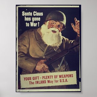 WW1 Santa print