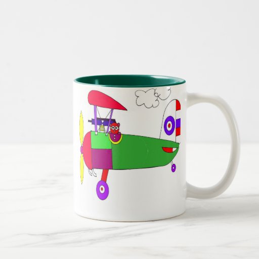 WW1 Spad airplane cup Zazzle