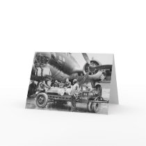 WW2 Airplane and Crew: 1940s Cards