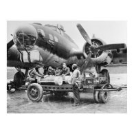 WW2 Airplane and Crew: 1940s Posters