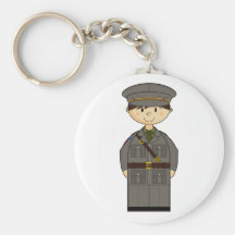 WW2 British Army Officer Keychain