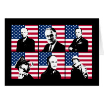 WW2 Heroes and the American Flag cards by militarycards WW2 Heroes and the American Flag cards