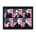 WW2 Heroes and the American Flag postcards by militarycards WW2 Heroes and the American Flag postcards