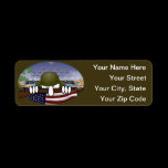 WW2 Kilroy Address Label