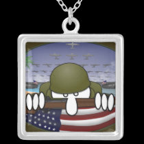 WW2 Kilroy Necklace
