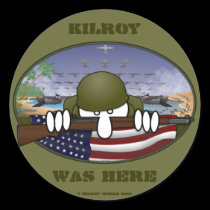 WW2 Kilroy Sticker