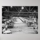 WW2 Mass Production, 1943 Print