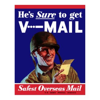 WW2 US Army V-Mail print