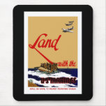 WW2 US Marine Recruiting Poster mousepads
