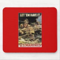 WW2 USMC 2 mousepads