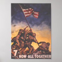 WW2 USMC 9 POSTERS