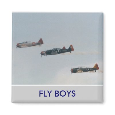 WW II FLY BOYS - magnet by Horseshoes3