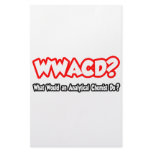 WWACD...What Would an Analytical Chemist Do? Stationery Design